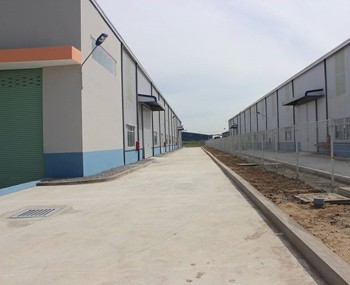 Rental warehouse Long An province